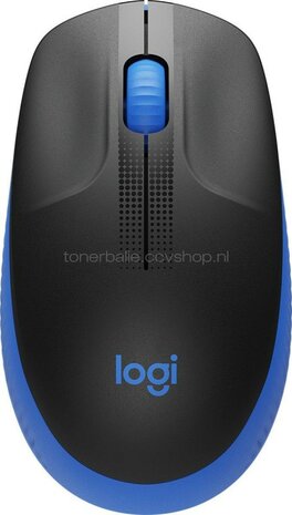 Logitech Muis M190 Wireless blauw