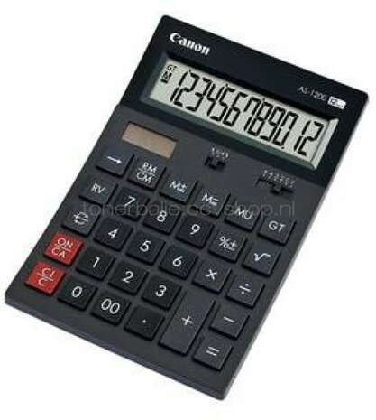 Canon AS 1200HB 12-cijferig display  Grijs
