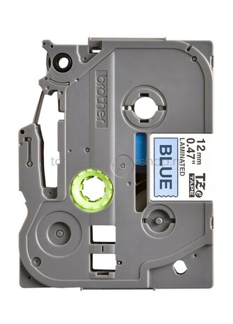 Brother TZE-531 zwart op blauw breedte 12 mm