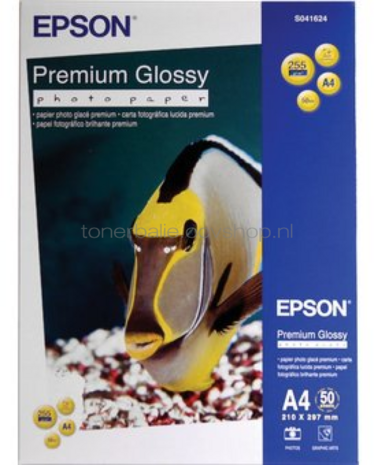 Epson Glace Premium fotopapier Glans | A4 | 255 gr/m&sup2; 50 stuks