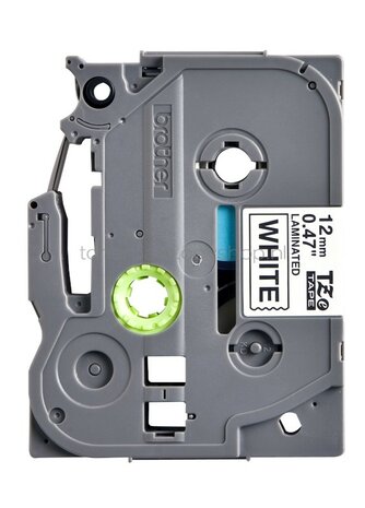 Brother TZE-231 zwart op wit breedte 12 mm