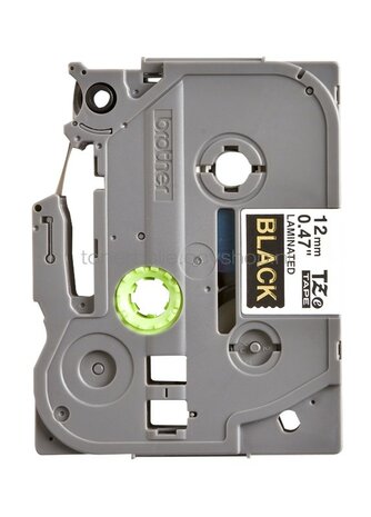 Brother TZE-334  op zwart breedte 12 mm