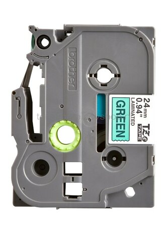Brother TZE-751 zwart op groen breedte 24 mm