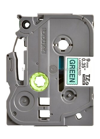 Brother TZE-721 zwart op groen breedte 9 mm