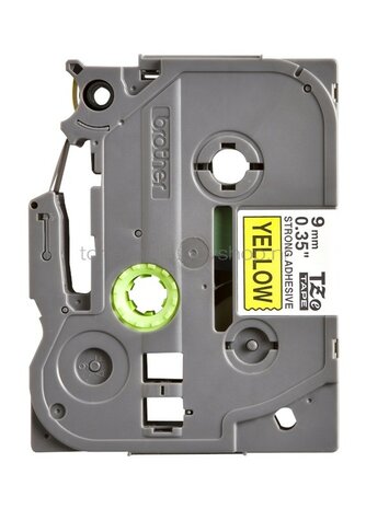 Brother TZE-S261 sterk klevend zwart op wit breedte 36 mm