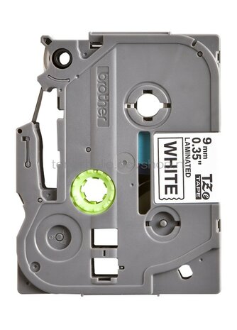 Brother TZE-221 zwart op wit breedte 9 mm
