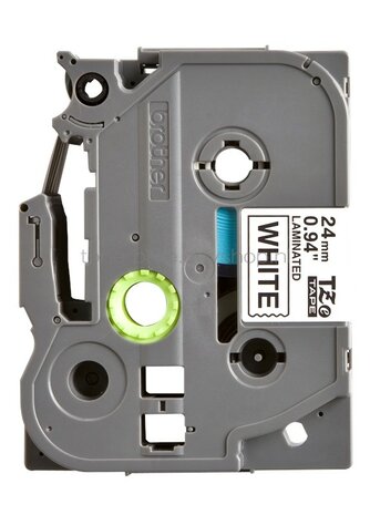 Brother TZE-251 zwart op wit breedte 24 mm