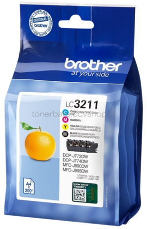 Brother LC-3211 Multipack zwart en kleur
