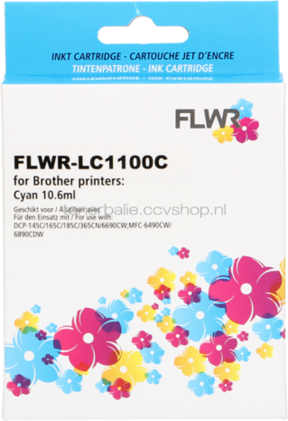 FLWR Brother LC-1100C cyaan