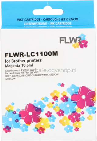 FLWR Brother LC-1100M magenta