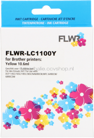 FLWR Brother LC-1100Y geel