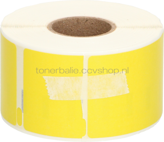 FLWR Dymo 99012 adreslabel 36 mm x 89 mm  geel