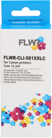 FLWR Canon CLI-581XXL cyaan