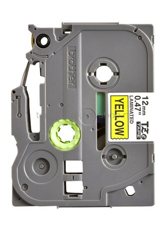 Brother TZE-631 zwart op geel breedte 12 mm
