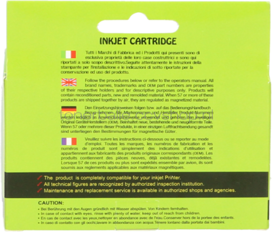 Huismerk HP 711 zwart