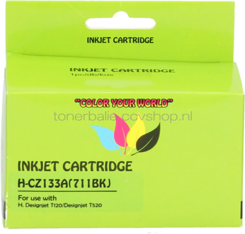 Huismerk HP 711 zwart