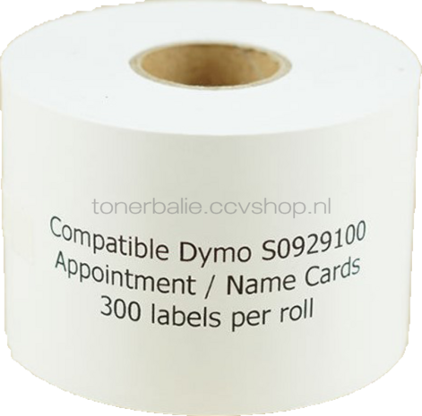 Huismerk Dymo Naambadge etiketten 89 mm x 51 mm  wit