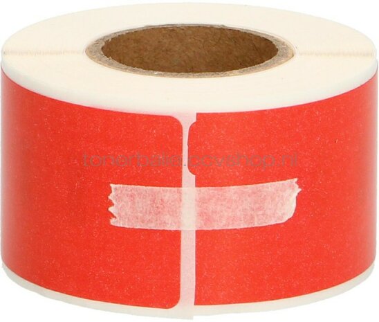 FLWR Dymo 99010 89 mm x 28 mm  rood