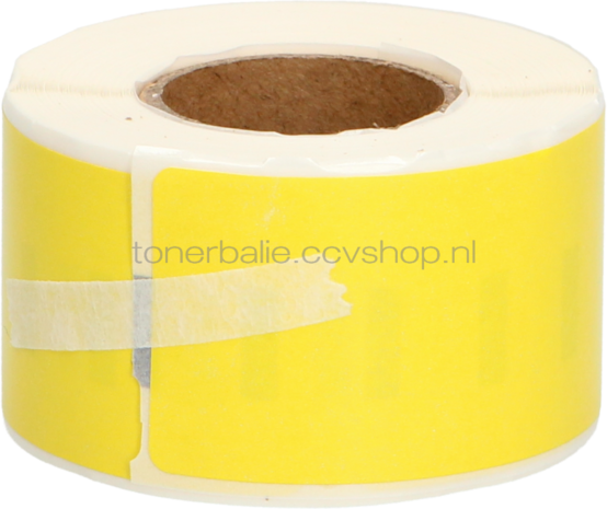 FLWR Dymo 99010 89 mm x 28 mm  geel