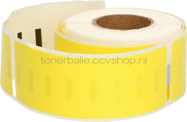 FLWR Dymo 99010 89 mm x 28 mm  geel