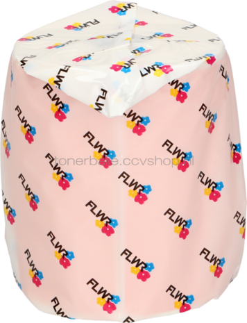 FLWR Zebra verzendetiketten 102 mm x 150 mm  oranje