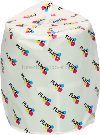 FLWR Zebra verzendetiketten 102 mm x 150 mm  groen