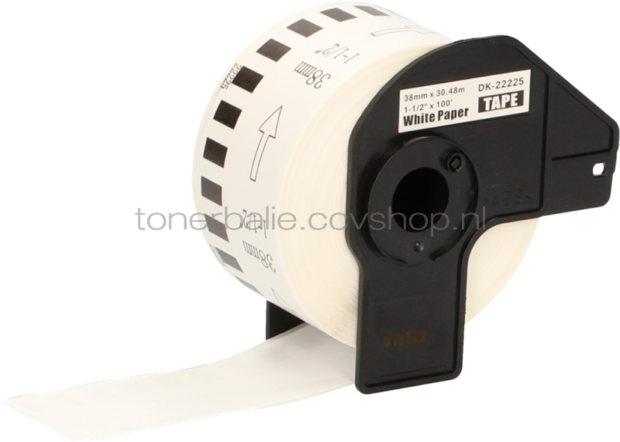 FLWR Brother DK-22225  x 38 mm 30.48 M wit