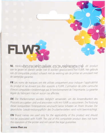 FLWR Dymo 11352 25 mm x 54 mm  wit