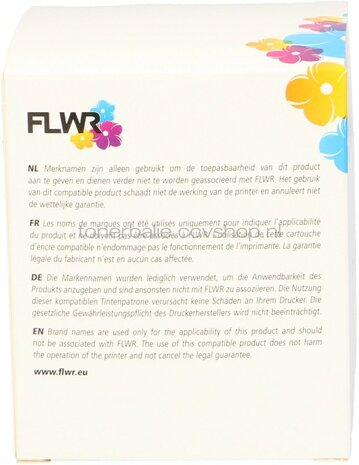 FLWR Zebra verzendlabels 102 mm x 150 mm  wit