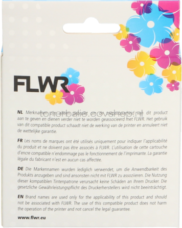 FLWR Dymo 99010 28 mm x 89 mm  wit