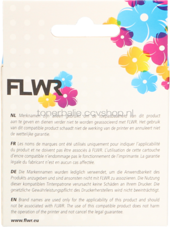 FLWR Dymo 99012 adreslabel 36 mm x 89 mm  wit