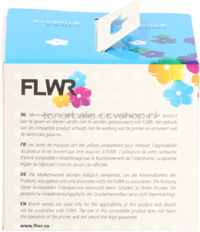 FLWR Dymo 99015 Adreslabel 54 mm x 70 mm  wit