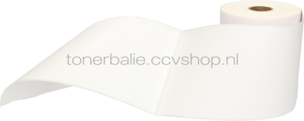 FLWR Zebra verzendetiketten 102 mm x 210 mm  wit