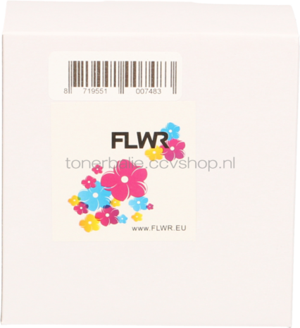 FLWR Brother DK-11201 29 mm x 90 mm  wit