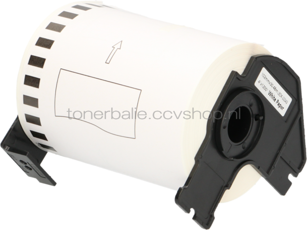 FLWR Brother DK-22243 102 mm x  30.48 M wit