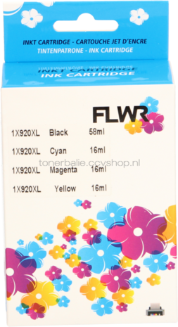 FLWR HP 920XL Multipack zwart en kleur