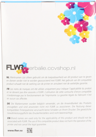 FLWR Brother LC-225 LC-227 Multipack zwart en kleur