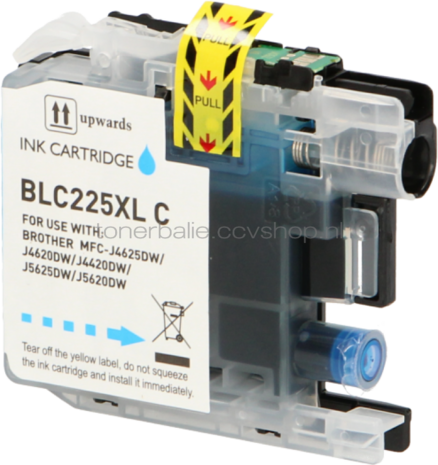 FLWR Brother LC-225 LC-227 Multipack zwart en kleur