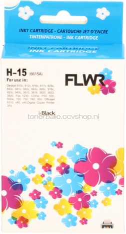 FLWR HP 15 zwart