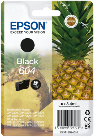 Epson 604 zwart
