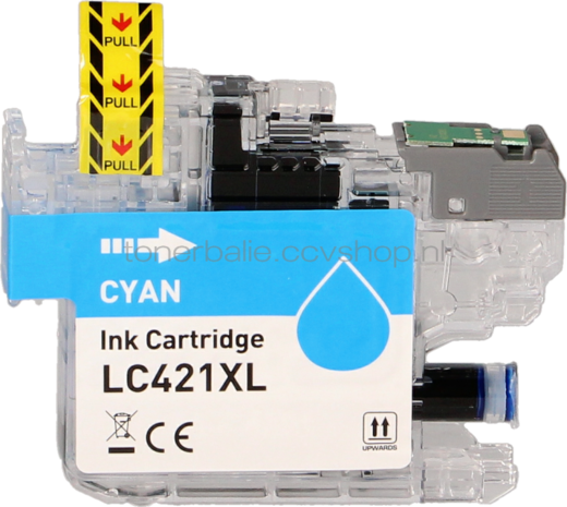 FLWR Brother LC-421XL Multipack zwart en kleur