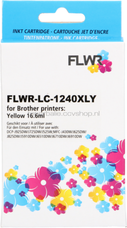 FLWR Brother LC-1240XL geel