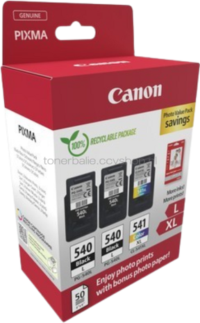 Canon PG-540Lx2/CL-541XL Photo Value Pack zwart en kleur