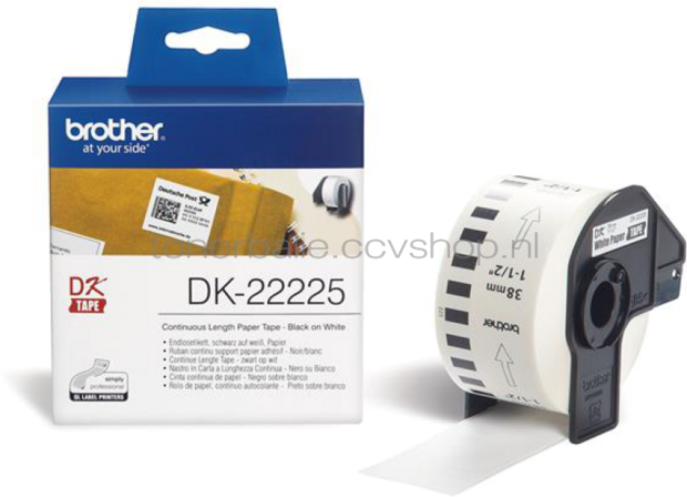 Brother DK-22225  x 38 mm 30.48 M wit