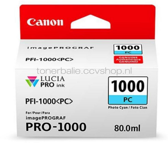 Canon PFI-1000 foto cyaan
