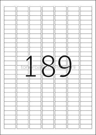 Herma 4333 Permanente Papieretiket 25,4 x 10mm