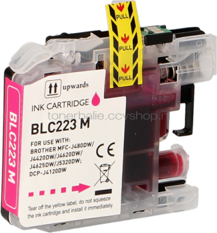 FLWR Brother LC-223 Multipack zwart en kleur