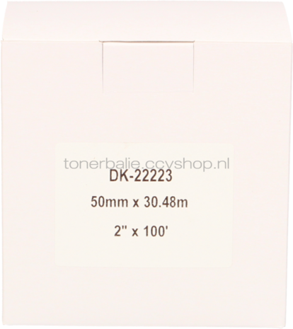 FLWR Brother DK-22223  x 50 mm 30.48 M wit