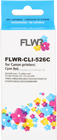 FLWR Canon CLI-526C cyaan