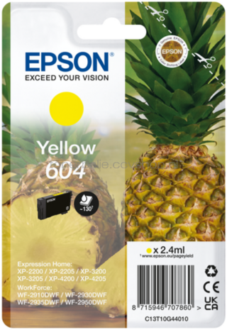 Epson 604 geel